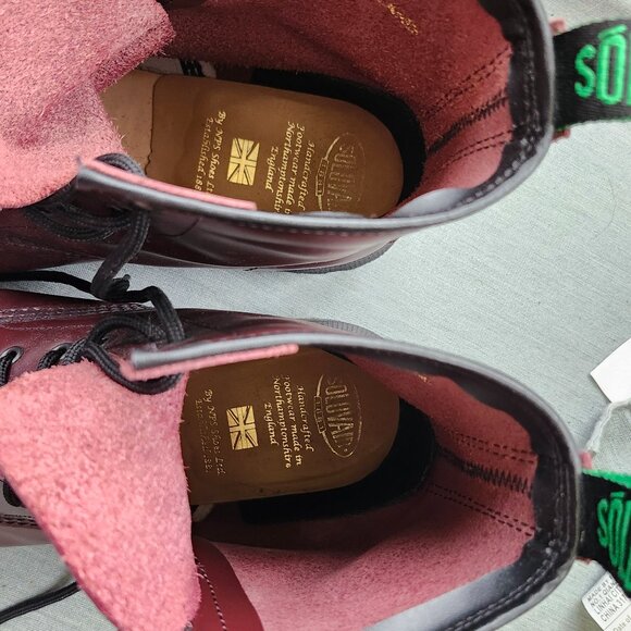 Solovair Oxblood Hi-8 Derby Boot - Picture 6 of 7